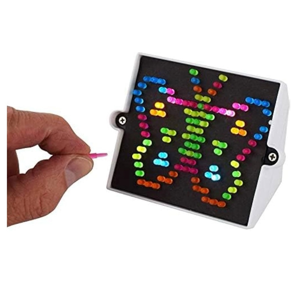 World’s smallest Lite Brite includes batteries